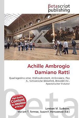Kartonierter Einband Achille Ambrogio Damiano Ratti von 