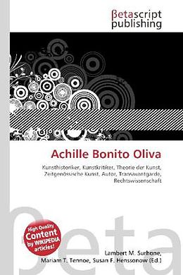 Kartonierter Einband Achille Bonito Oliva von 
