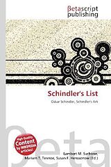 Couverture cartonnée Schindler's List de 