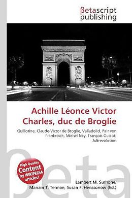 Kartonierter Einband Achille Léonce Victor Charles, duc de Broglie von 