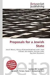 Kartonierter Einband (Kt) Proposals for a Jewish State von