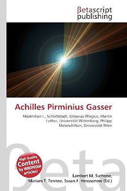 Kartonierter Einband Achilles Pirminius Gasser von 
