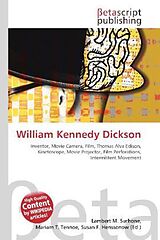 Couverture cartonnée William Kennedy Dickson de 