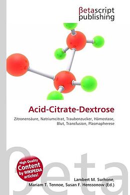 Kartonierter Einband Acid-Citrate-Dextrose von 