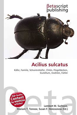 Kartonierter Einband Acilius sulcatus von 