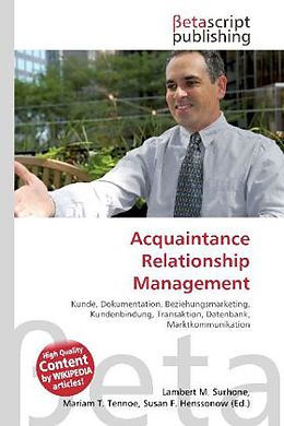 Kartonierter Einband Acquaintance Relationship Management von 