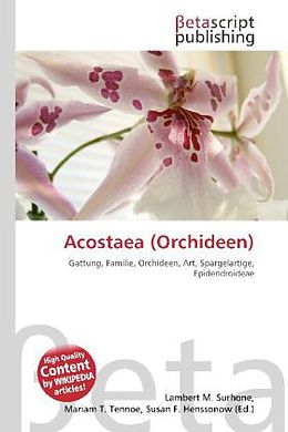 Kartonierter Einband Acostaea (Orchideen) von 