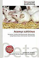 Kartonierter Einband Acomys cahirinus von 