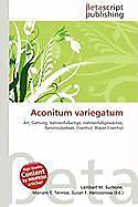 Kartonierter Einband Aconitum variegatum von 