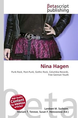 Couverture cartonnée Nina Hagen de 