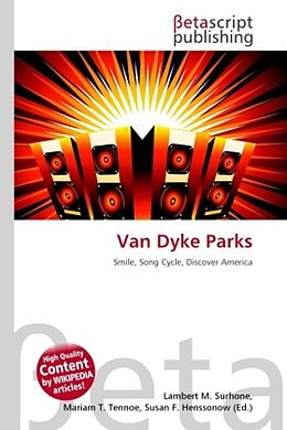 Couverture cartonnée Van Dyke Parks de 