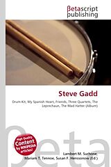 Couverture cartonnée Steve Gadd de 