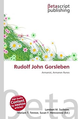 Couverture cartonnée Rudolf John Gorsleben de 