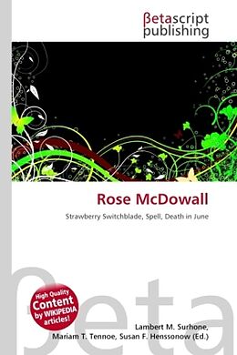 Couverture cartonnée Rose McDowall de 