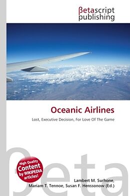 Couverture cartonnée Oceanic Airlines de 