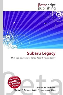 Couverture cartonnée Subaru Legacy de 