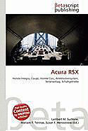 Kartonierter Einband Acura RSX von 