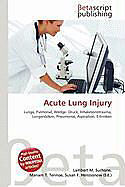 Kartonierter Einband Acute Lung Injury von 