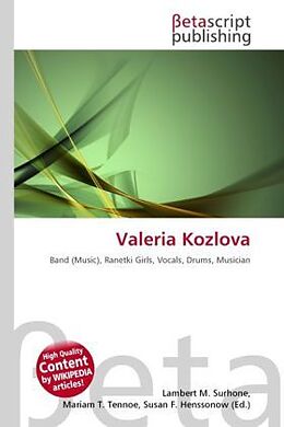 Couverture cartonnée Valeria Kozlova de 