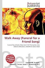 Couverture cartonnée Walk Away (Funeral for a Friend Song) de 