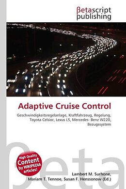 Kartonierter Einband Adaptive Cruise Control von 