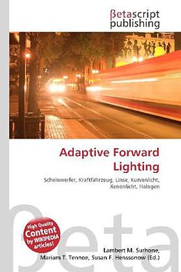 Kartonierter Einband Adaptive Forward Lighting von 