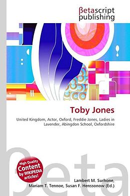 Kartonierter Einband Toby Jones von 