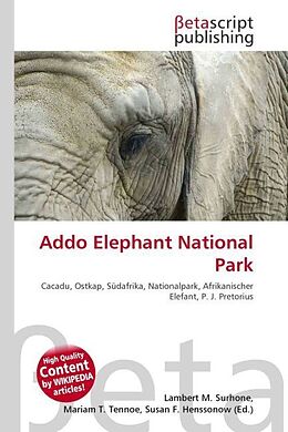 Kartonierter Einband Addo Elephant National Park von 