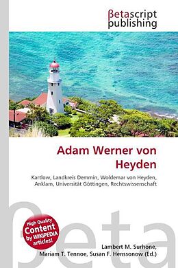 Kartonierter Einband Adam Werner von Heyden von 