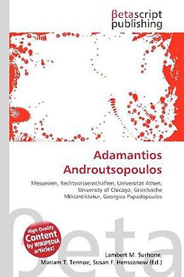 Kartonierter Einband Adamantios Androutsopoulos von 