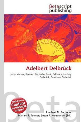 Kartonierter Einband Adelbert Delbrück von 