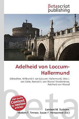Kartonierter Einband Adelheid von Loccum-Hallermund von 