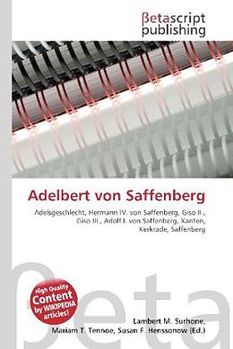 Kartonierter Einband Adelbert von Saffenberg von 