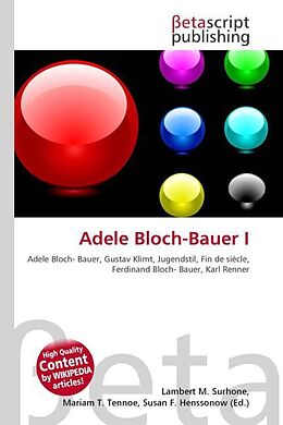 Kartonierter Einband Adele Bloch-Bauer I von 