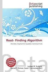 Kartonierter Einband (Kt) Root- Finding Algorithm von