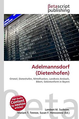 Kartonierter Einband Adelmannsdorf (Dietenhofen) von 