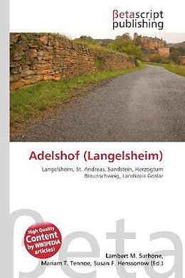 Kartonierter Einband Adelshof (Langelsheim) von 