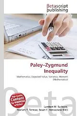 Kartonierter Einband Paley Zygmund Inequality von 