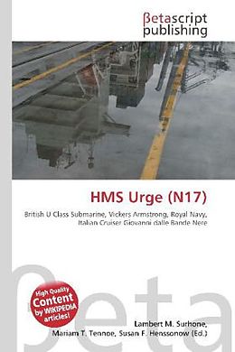 Kartonierter Einband HMS Urge (N17) von 