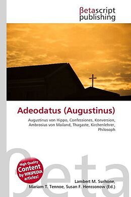 Kartonierter Einband Adeodatus (Augustinus) von 