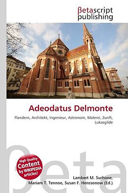 Kartonierter Einband Adeodatus Delmonte von 