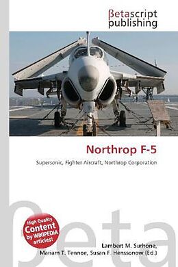 Couverture cartonnée Northrop F-5 de 