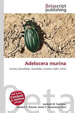 Kartonierter Einband Adelocera murina von 