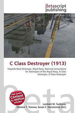 Kartonierter Einband C Class Destroyer (1913) von 