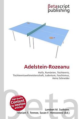 Kartonierter Einband Adelstein-Rozeanu von 