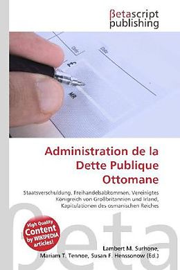 Kartonierter Einband Administration de la Dette Publique Ottomane von 