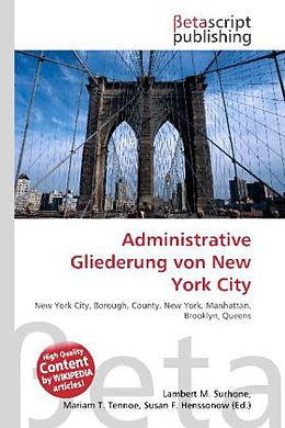 Kartonierter Einband Administrative Gliederung von New York City von 