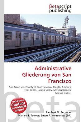 Kartonierter Einband Administrative Gliederung von San Francisco von 