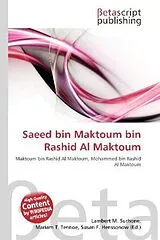 Kartonierter Einband (Kt) Saeed bin Maktoum bin Rashid Al Maktoum von