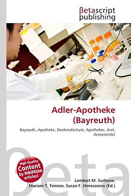 Kartonierter Einband Adler-Apotheke (Bayreuth) von 